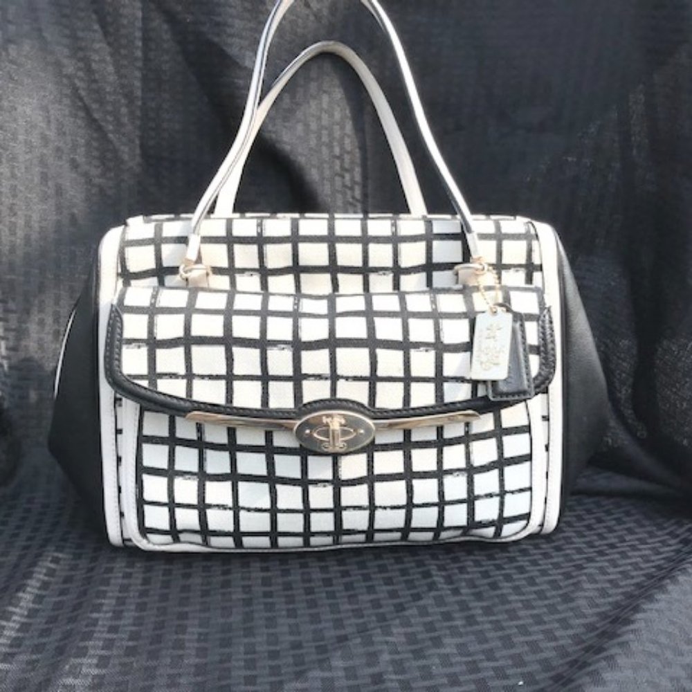COACH Madison Graphic-Print Madeline Satchel Bag